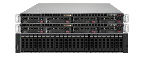 High-availability SAS-3 All-Flash Array sas3-24-smc-xeon-f